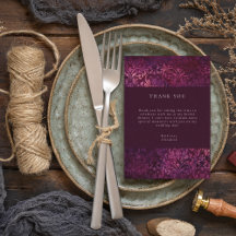 Dark Purple Goth Wedding