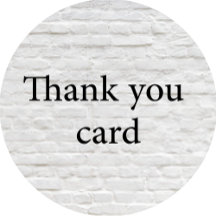 Thank you card