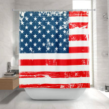 Shower Curtains: National Flag Shower Curtains