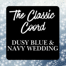 Dusty Blue and Navy Wedding