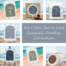 All I Can Sea Is Love Seashell Doodles collection