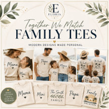 Together We Match Family Tees