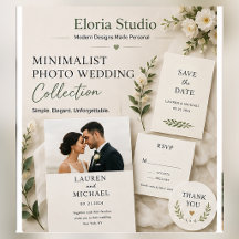 Minimalist Photo Wedding Collection
