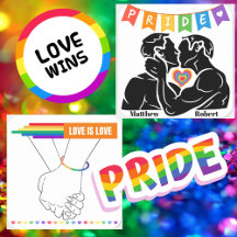LGBTQ+ Stickers, Love is Love, Pride Stickers