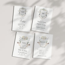 Elegant Lake Wedding Stationery Collection