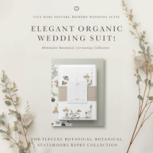 Elegant Organic Modern Wedding Suite