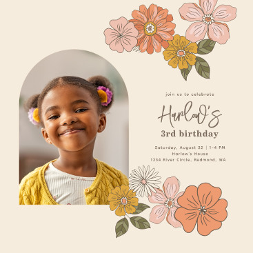 Invitations d'anniversaire numériques