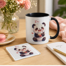 Panda Coaster & mug season 