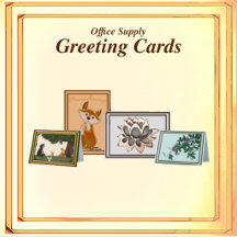 Office Supply Greeting Cards