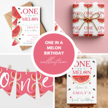 One in a Melon Watermelon 1st Birthday Collection
