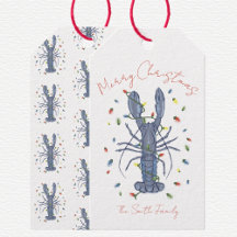 Christmas Card Gift Tags