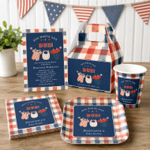 Red White and Due Patriotic 4th of July Baby Showe