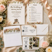 Softly Spoken Rustic Floral Wedding Suite