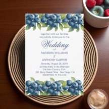 Blueberries Berries fruit Wedding 