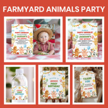 Farmyard Animals Birthday