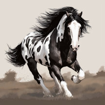 Piebald Cob