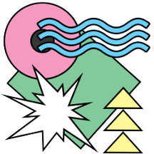 Modern Shapes Fabric