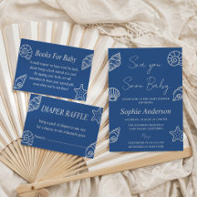 Blue Sea You Soon Baby Shower