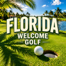 Golf Florida themed 