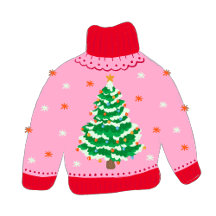 Pink, Red and Green Christmas