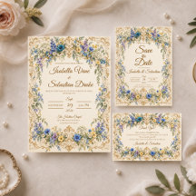 Elegant Baroque Wildflower Wedding