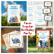 Birthday, Farm Tractor