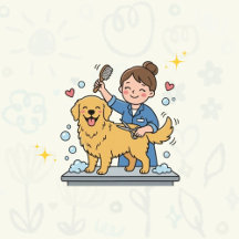 Golden Retriever: Pet Groomer