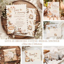 Love is Brewing Coffee Bridal Shower