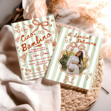 Olive Green Ciao Bambino Baby Shower Collection