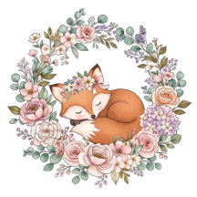 Watercolor Wildflowers Woodland Girl's Baby Shower