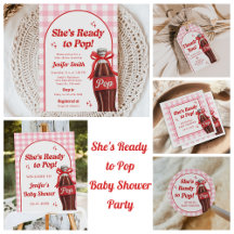 Red Bow Soda Baby Shower Party