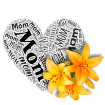 Simple Heart and Flower Mother's Day Designs