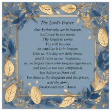 The Lord's Prayer Gold and Blue Collection