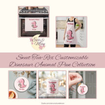 Sweet Tea-Rex Customized Dinosaur Animal Pun