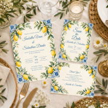 Elegant Mediterranean Lemon Wedding