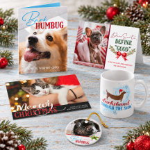 Funny Pet Christmas Cards & Gifts