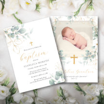 BAPTISM - Delicate Foliage Collection