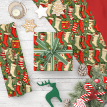 Retro Vintage Christmas Stockings Collection