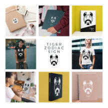 Tora Tiger Zodiac Geometric Series