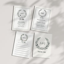 Rustic Monogram I Do BBQ Wedding Collection
