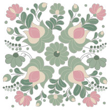 Sage Green Folk Garden Wedding