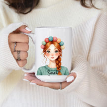 Knitting Yarn Balls Girl 