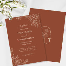 Elegant Terracotta Whimsical Wedding