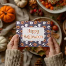 Halloween Kawaii Pattern