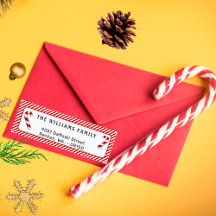 Holiday Return Address Label