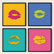 Kissing Lips Posters
