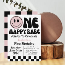 One Happy Babe Pink Theme Party