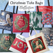Christmas Tote Bags Collection