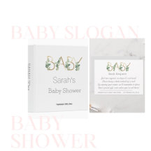 Elegant Slogan Baby Shower Collection 