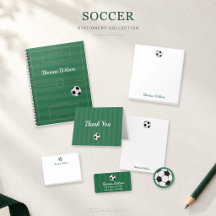 Soccer Stationery and Invitations Collection